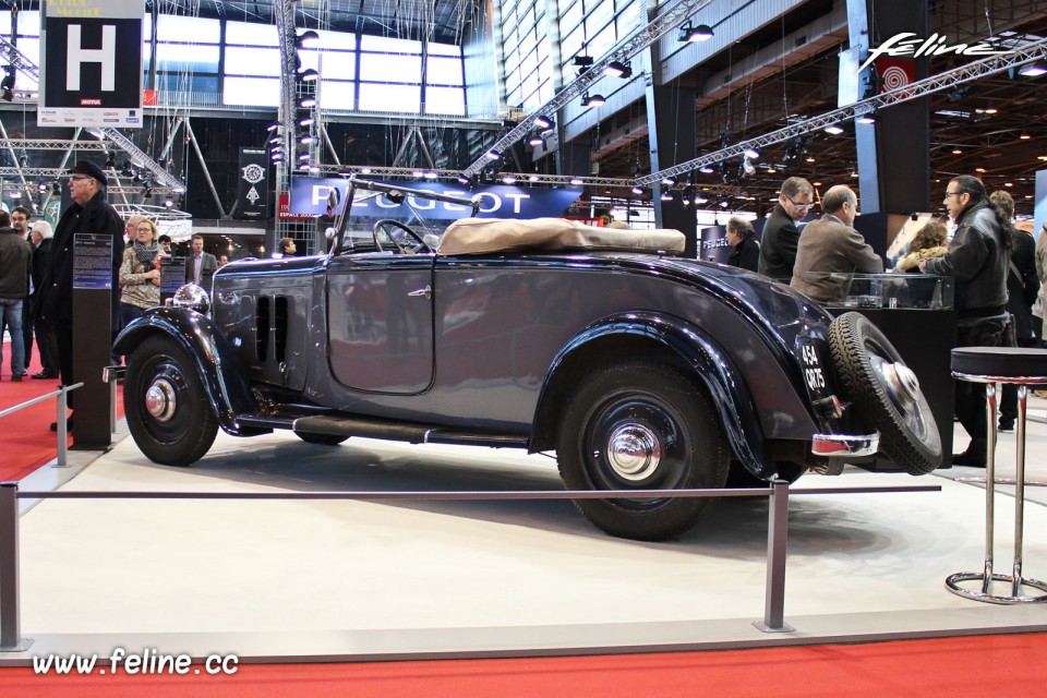 Photo Peugeot 301 C Roadster (1932) - Salon Rétromobile 2016