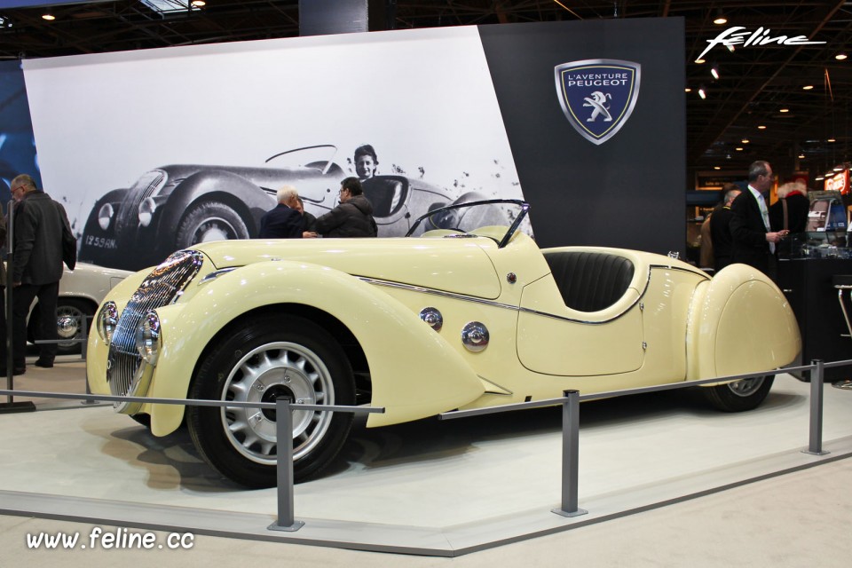 Photo Peugeot 402 Roadster Darl'mat (1938) - Salon Rétromobile