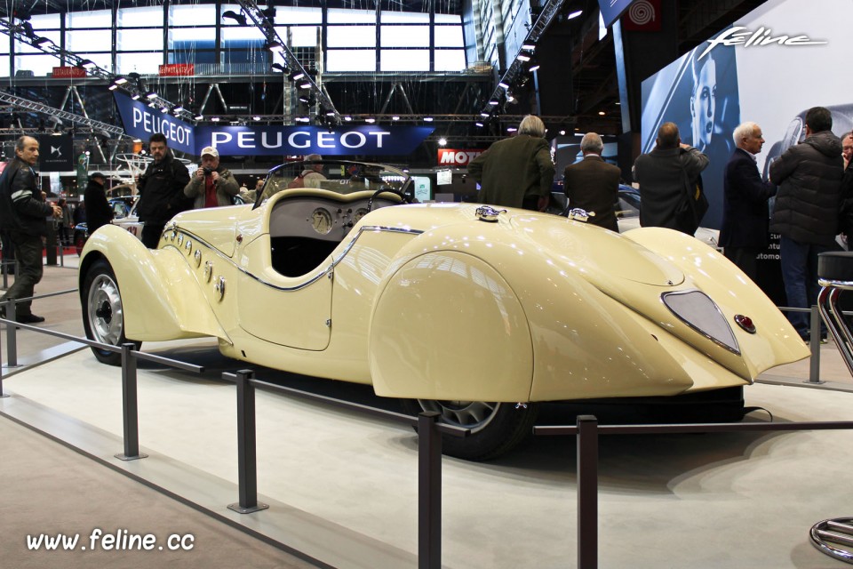 Photo Peugeot 402 Roadster Darl'mat (1938) - Salon Rétromobile