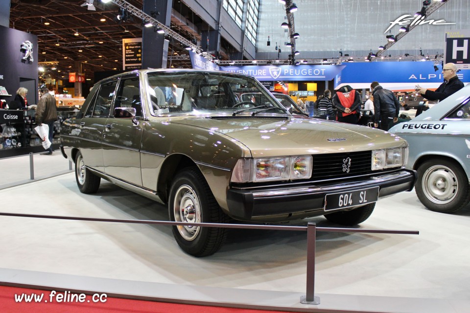 Photo Peugeot 604 SL Berline (1976) - Salon Rétromobile 2016
