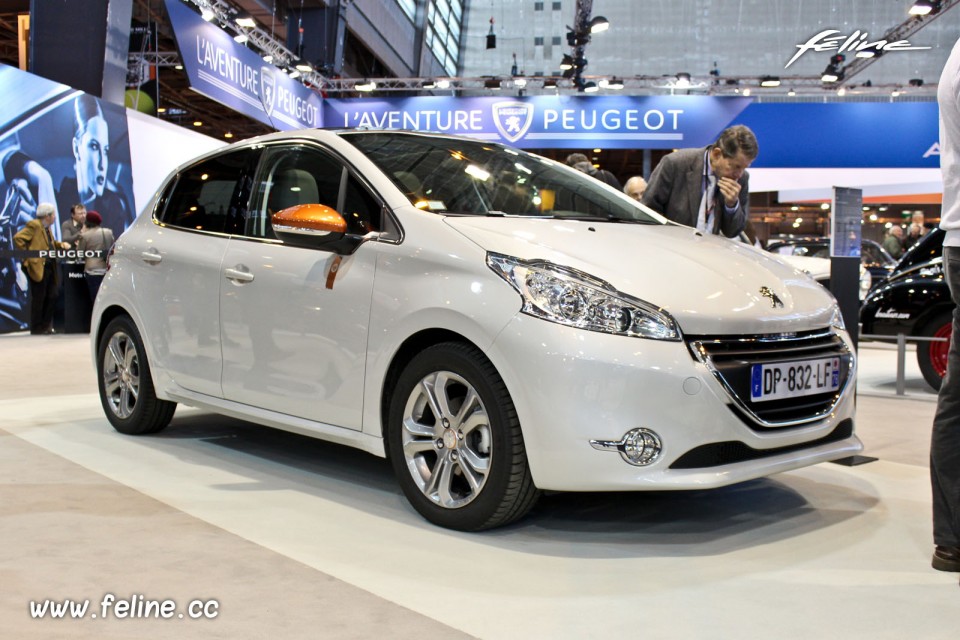 Photo Peugeot 208 Roland Garros (2015) - Salon Rétromobile 2016