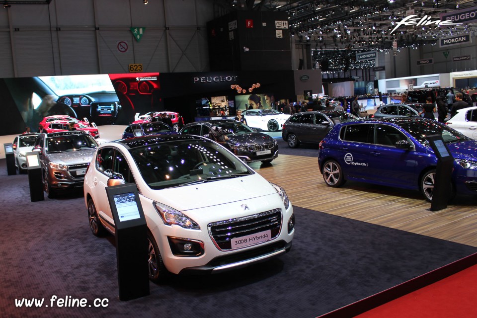 Photo stand Peugeot - Salon de Genève 2016