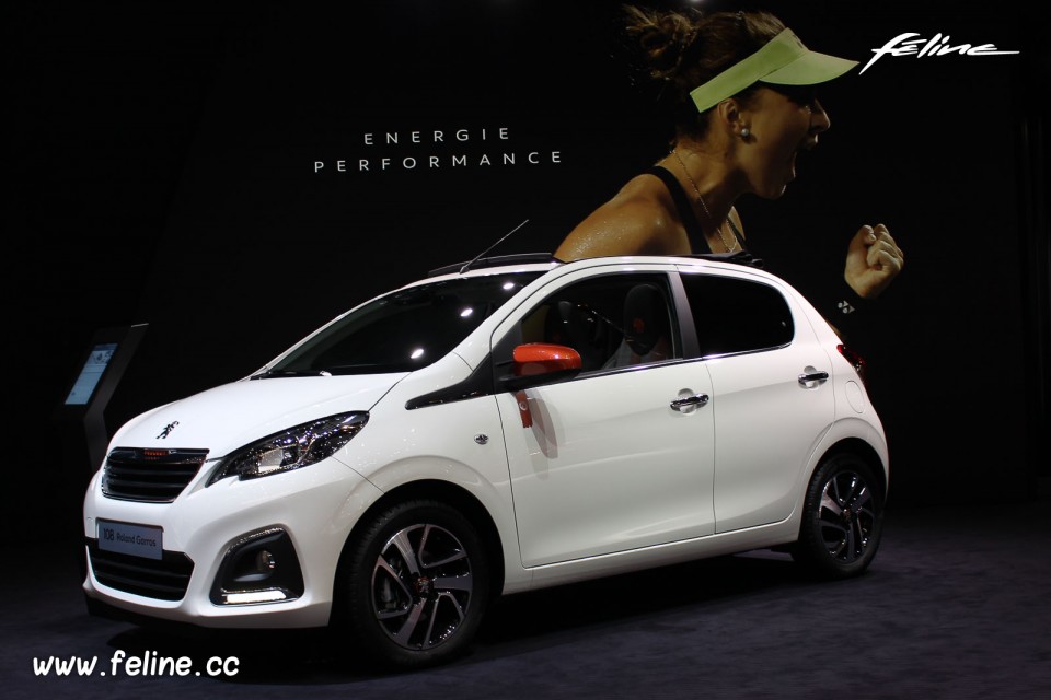 Photo Peugeot 108 Roland Garros - Salon de Genève 2016