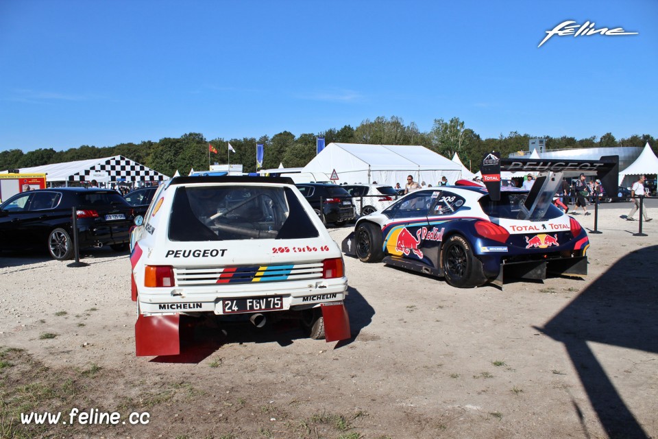 Photo Peugeot 205 Turbo 16 et 208 T16 Pikes Peak - Les Grandes H