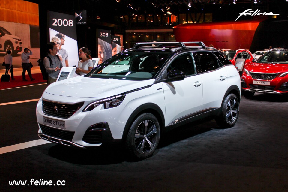 Photo Peugeot 3008 II GT Line Blanc Nacré - Salon de Paris 2016