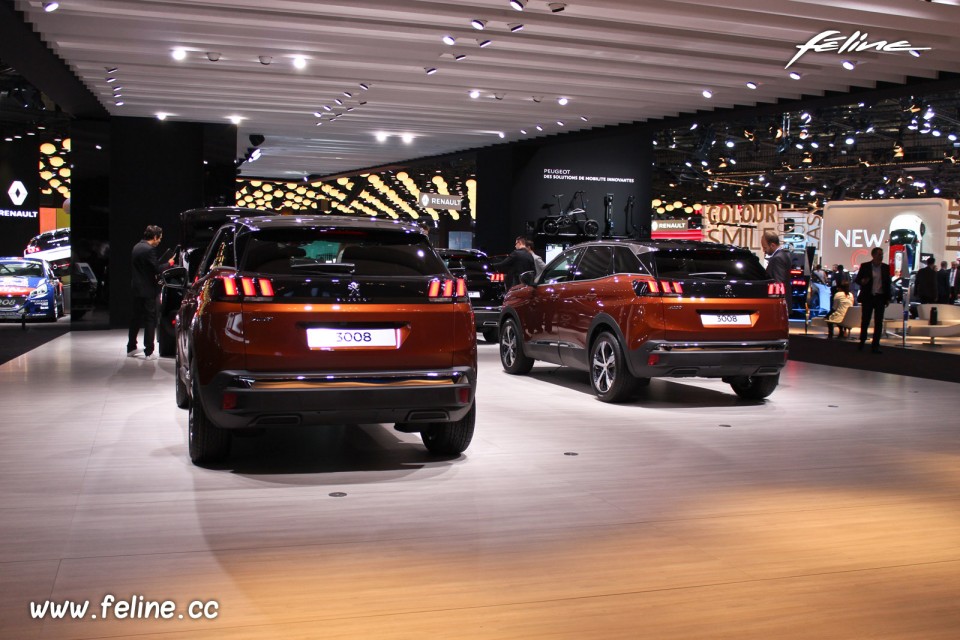 Photo Peugeot 3008 II Metallic Copper - Salon de Paris 2016