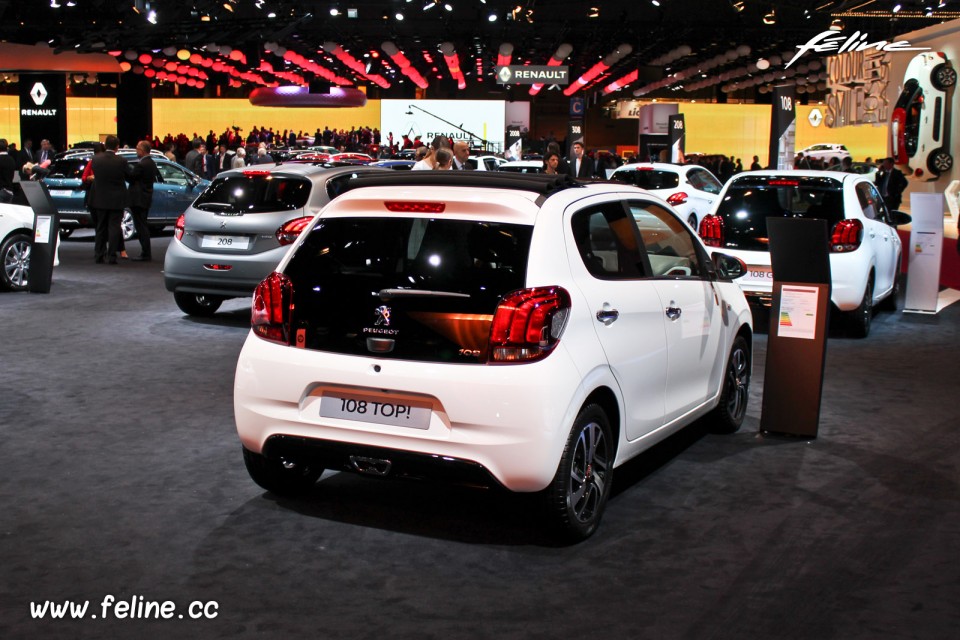 Photo Peugeot 108 Top Roland Garros - Salon de Paris 2016