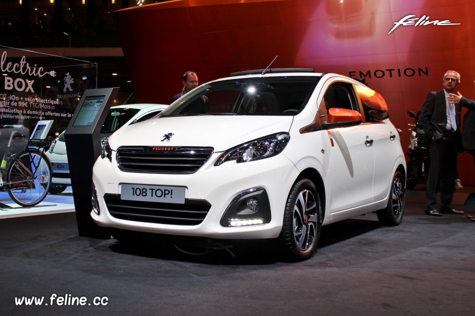 Photo Peugeot 108 Roland Garros - Salon de Paris 2016