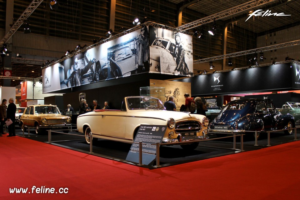 Photo stand Peugeot - Salon Rétromobile 2017