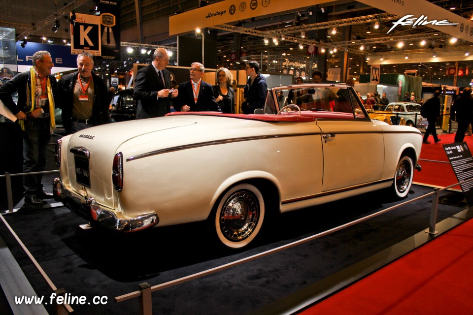 Photo 3/4 arrière Peugeot 403 Cabriolet Grand Luxe (1960) - Sal