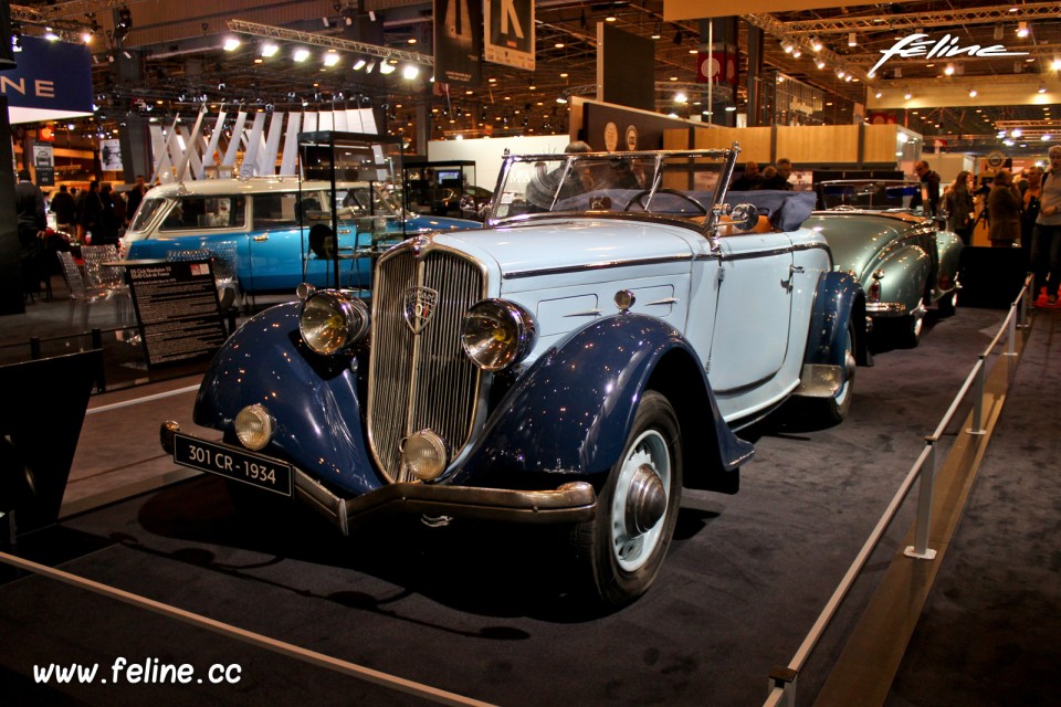 Photo 3/4 avant Peugeot 301 CR Roadster Grand Luxe (1934) - Salo