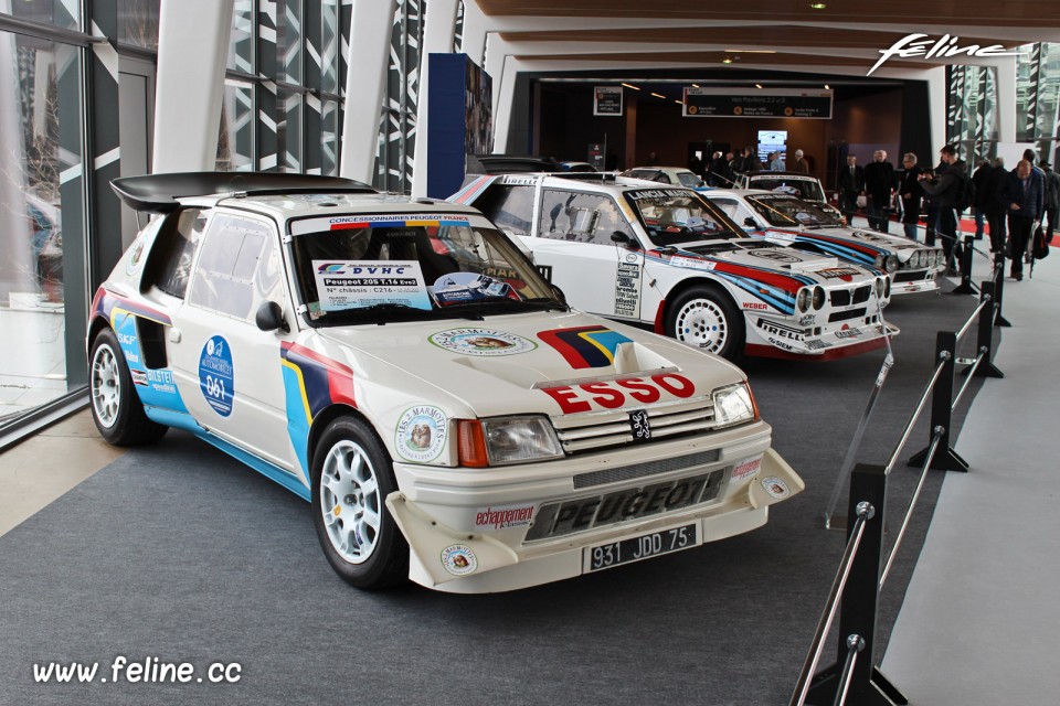 Photo Peugeot 205 T16 Groupe B - Salon Rétromobile 2017