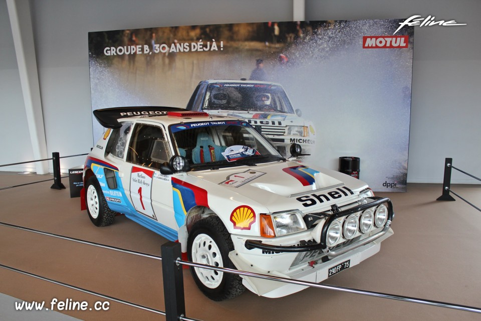 Photo Peugeot 205 Turbo 16 Groupe B - Salon Rétromobile 2017