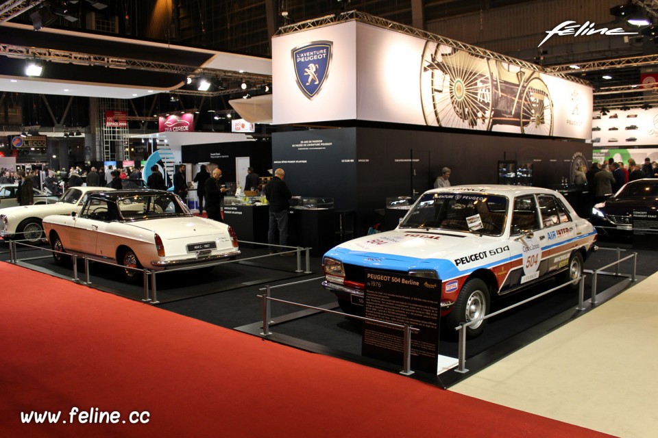 Photo stand Peugeot - Salon Rétromobile 2018