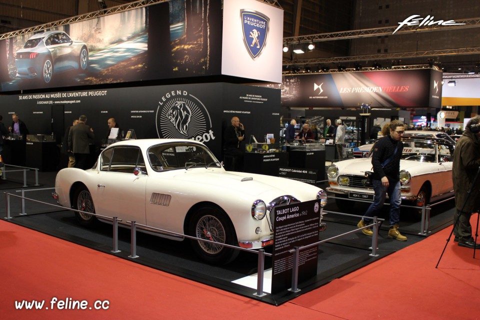 Photo Talbot Lago Coupé America (1962) - Salon Rétromobile 201