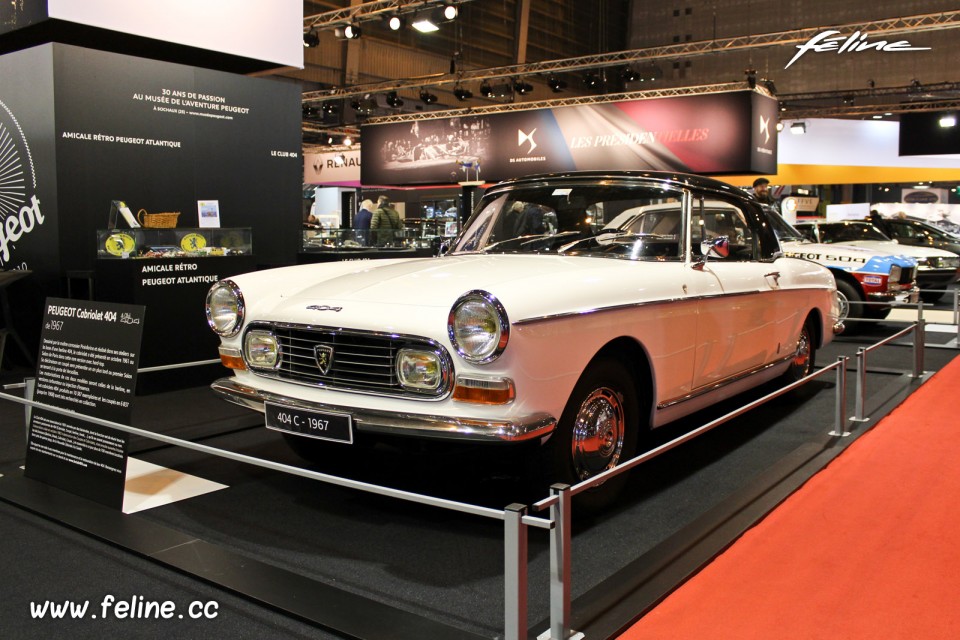 Photo Peugeot 404 Cabriolet (1967) - Salon Rétromobile 2018