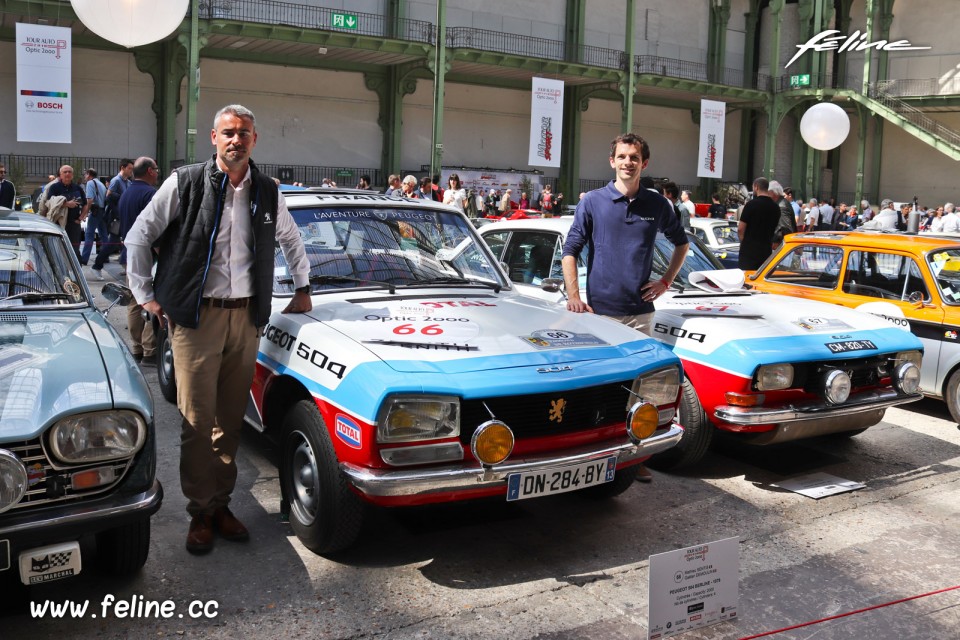 Photo M. Sentis et G. Demoulin Peugeot 504 Berline 1976 - Paris
