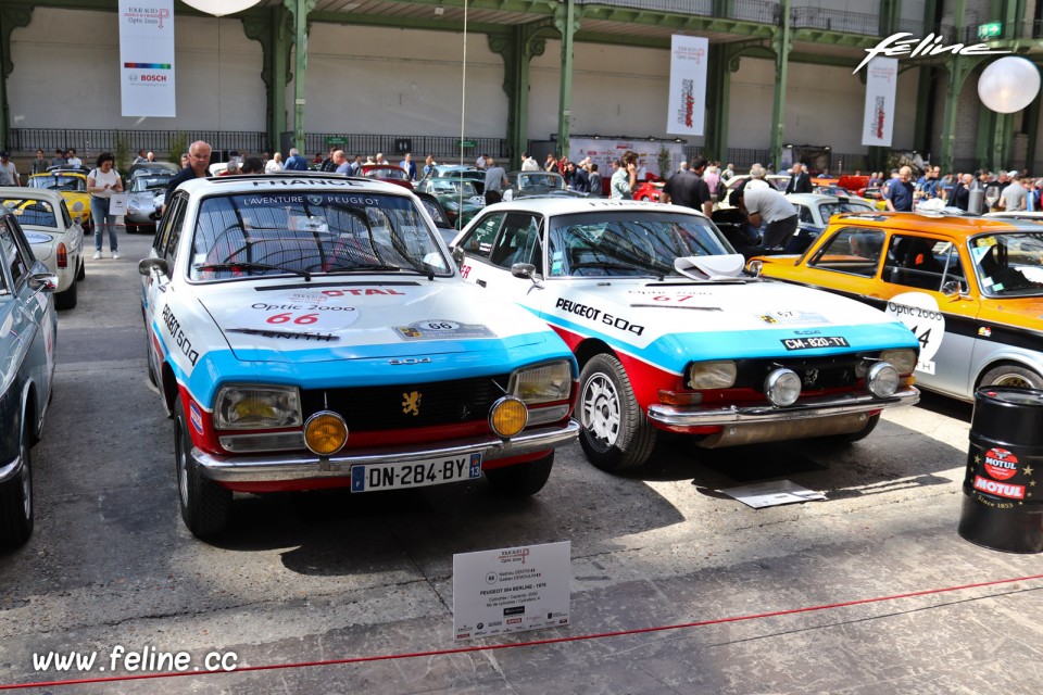 Photo Peugeot 504 Berline 1976 et 504 Coupé V6 1974 - Paris - T