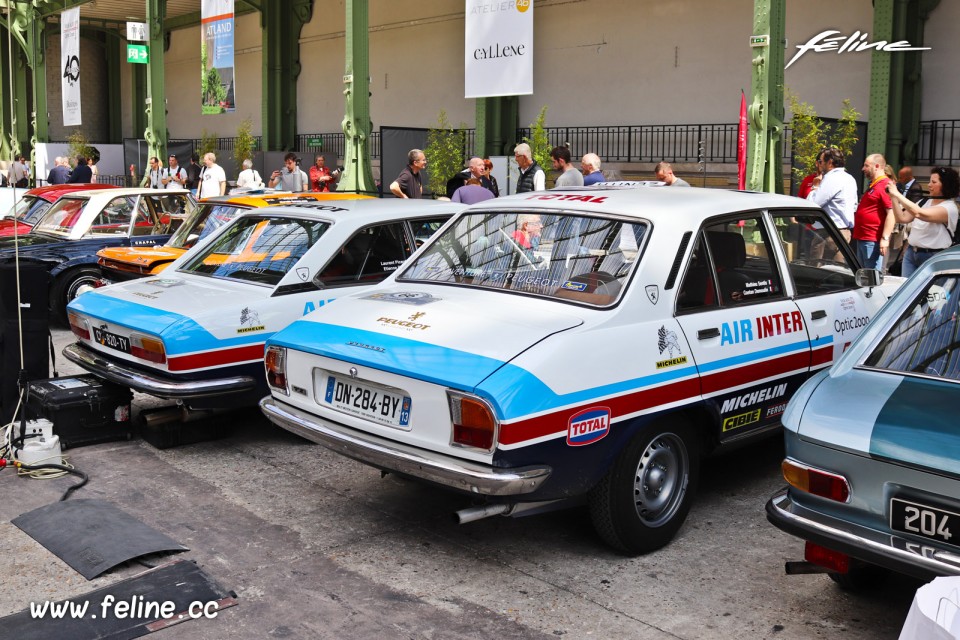 Photo Peugeot 504 Berline 1976 et 504 Coupé V6 1974 - Paris - T