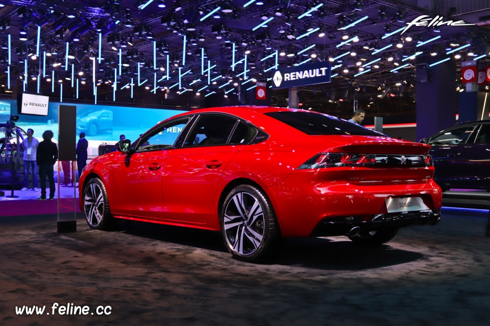 Photo Peugeot 508 GT Rouge Ultimate - Salon de Paris 2018