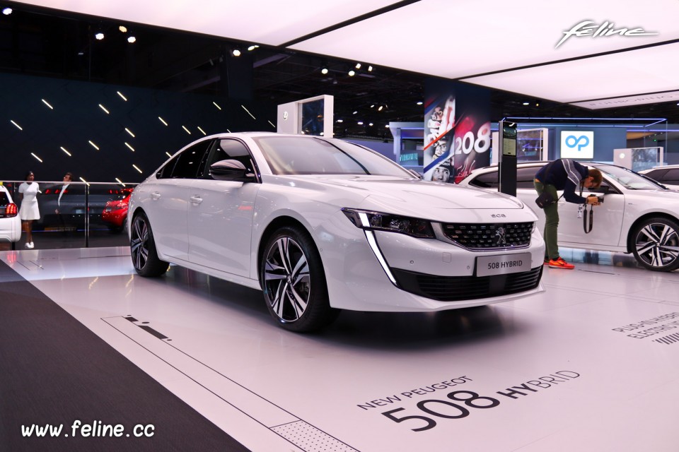 Photo Peugeot 508 HYbrid - Salon de Paris 2018