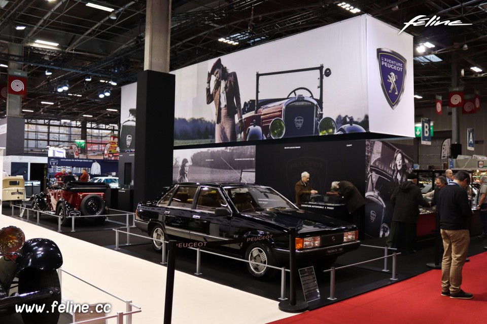 Photo stand Aventure Peugeot - Salon Rétromobile 2019