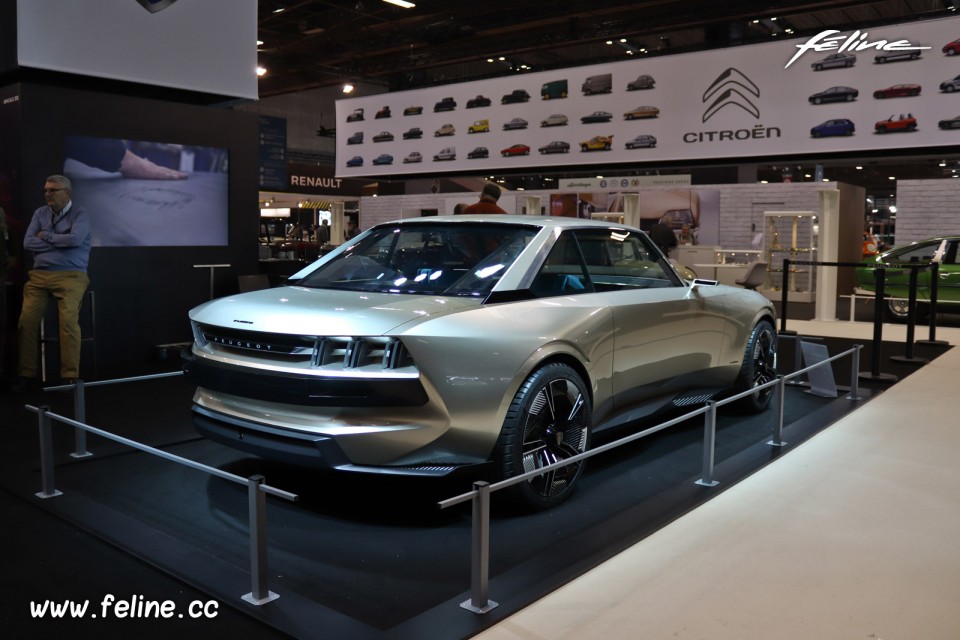 Photo Peugeot e-Legend Concept (2018) - Salon Rétromobile 2019