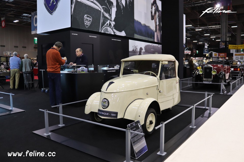 Photo Peugeot VLV Electrique (1941) - Salon Rétromobile 2019