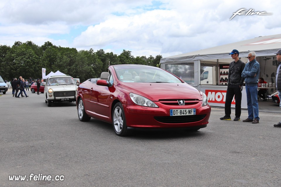 Photo Peugeot 307 CC Rouge Babylone - Liberté, Egalité, Roulez