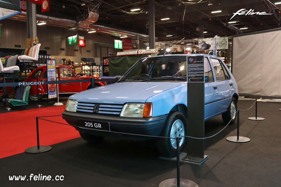 Photo Peugeot 205 GR - Salon Rétromobile 2020