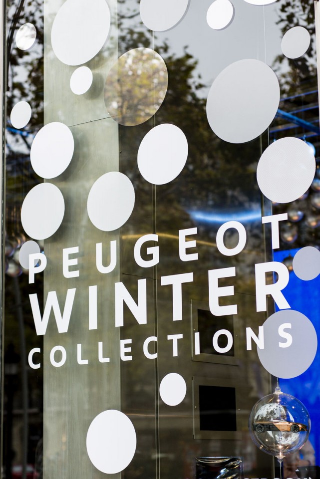 Vitrine ''Winter Collections'' chez Peugeot Avenue - Novembre 2013 - 030