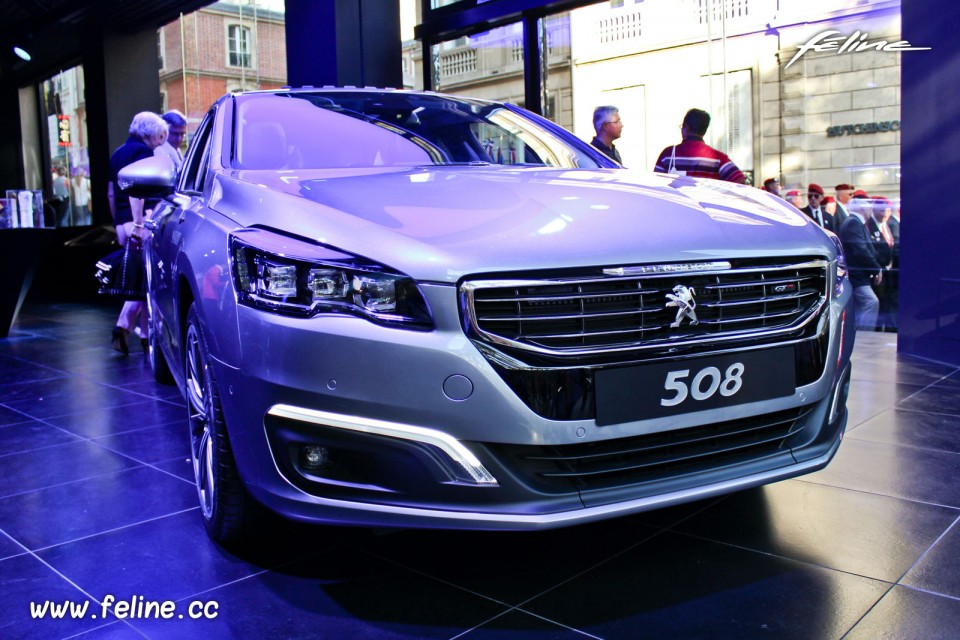 Peugeot 508 restylée - Nouveau Peugeot Avenue - Septembre 2014