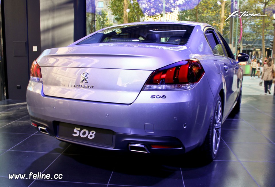 Peugeot 508 restylée - Nouveau Peugeot Avenue - Septembre 2014