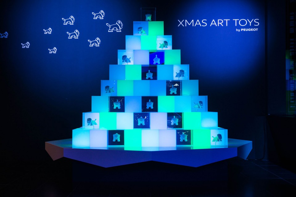 Vitrine Peugeot Avenue Paris Noël - Novembre 2014