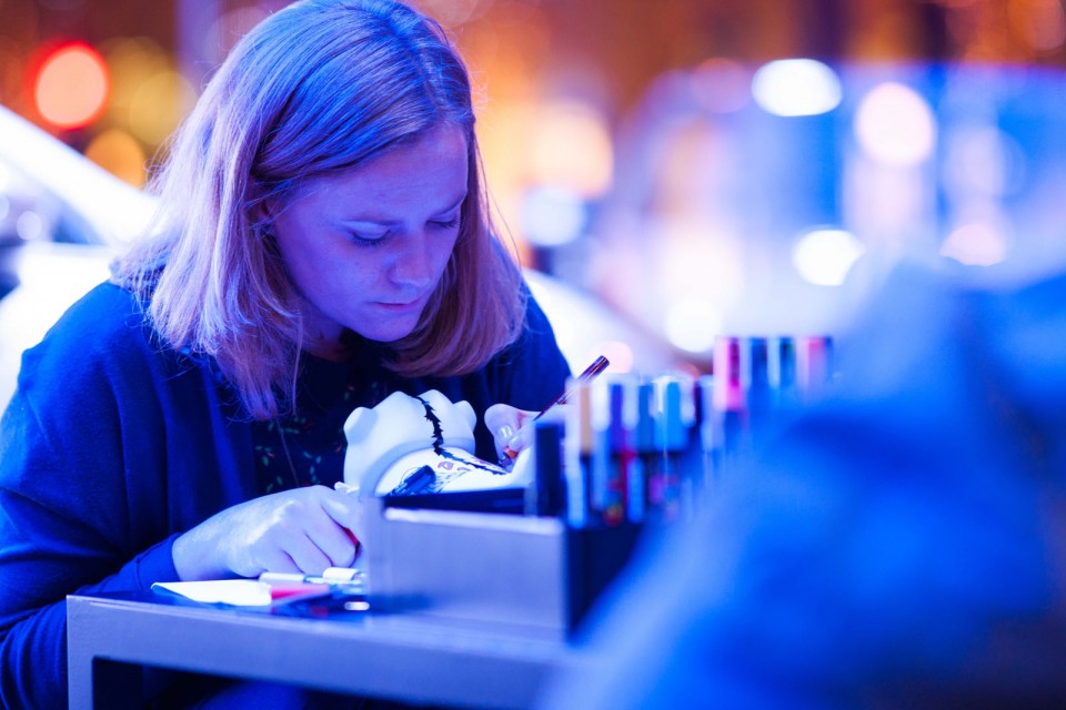 Vitrine Peugeot Avenue Paris Noël - Novembre 2014