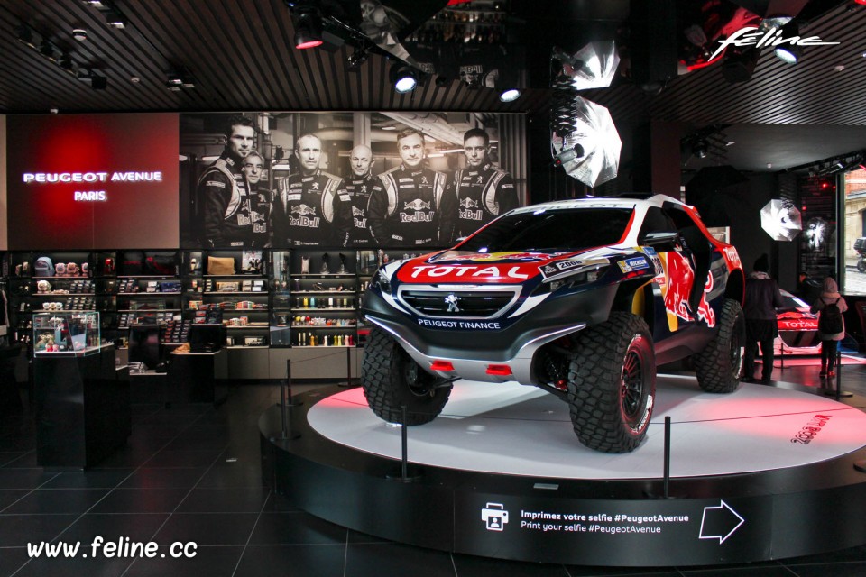 Vitrine « Be a Legend » @ Peugeot Avenue Paris - Janvier 2015