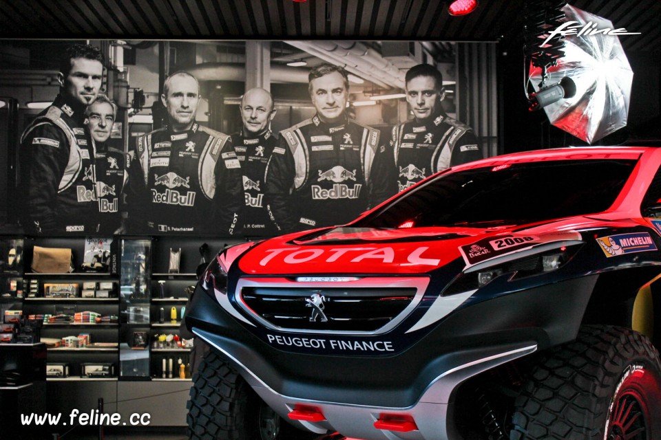 Vitrine « Be a Legend » @ Peugeot Avenue Paris - Janvier 2015