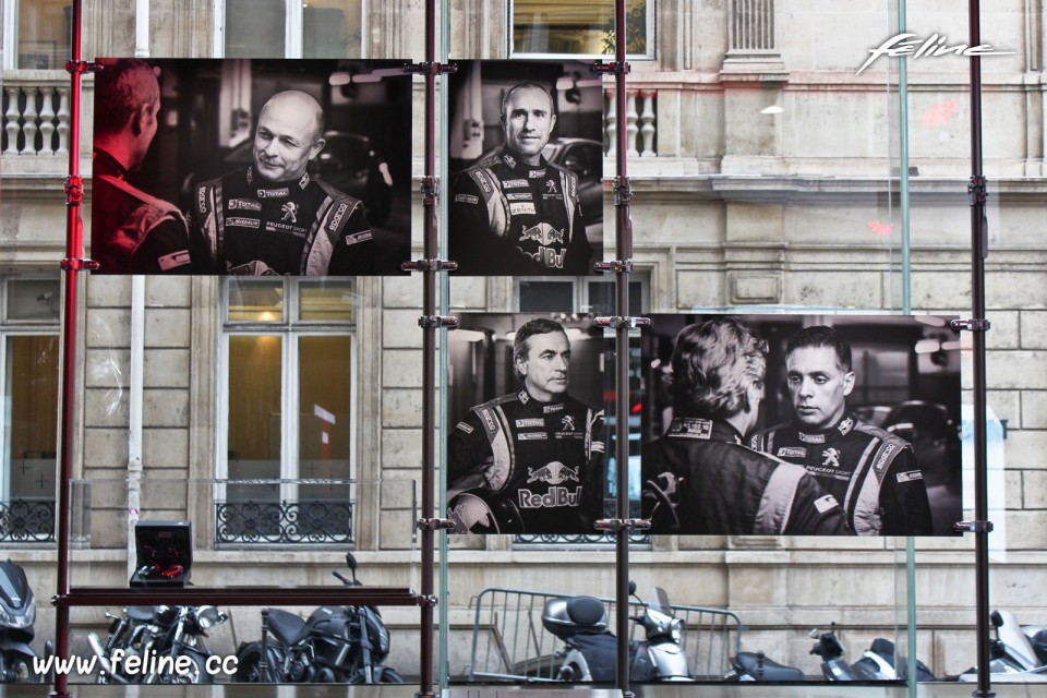 Vitrine « Be a Legend » @ Peugeot Avenue Paris - Janvier 2015