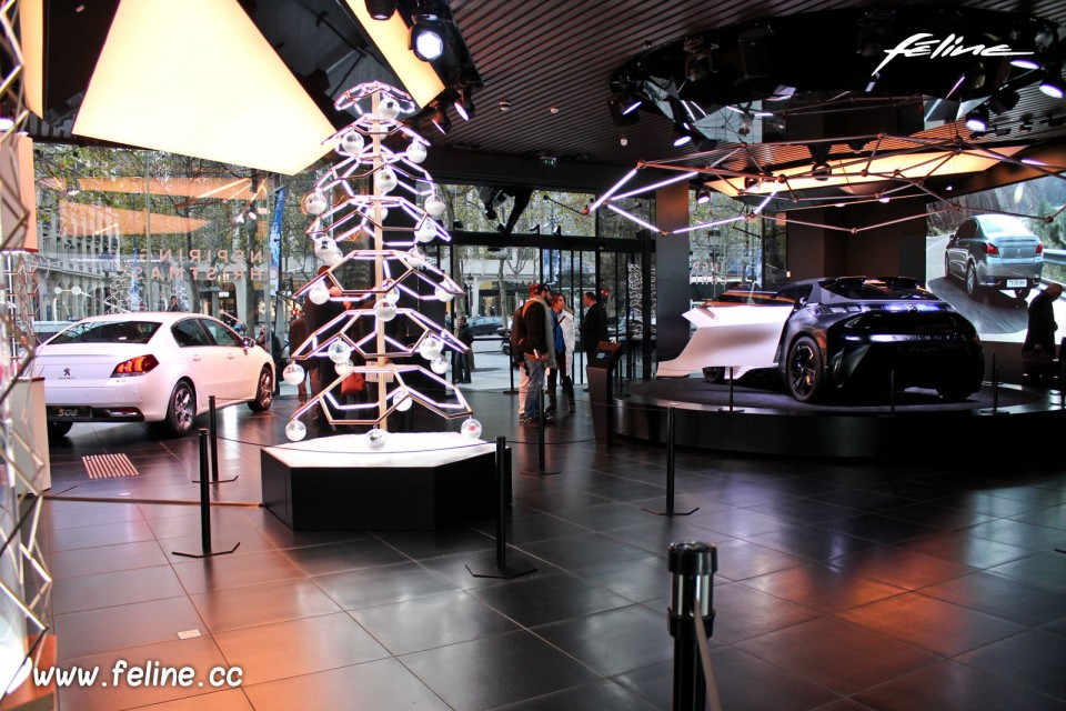 Vitrine « Inspiring Christmas » @ Peugeot Avenue Paris - Novem