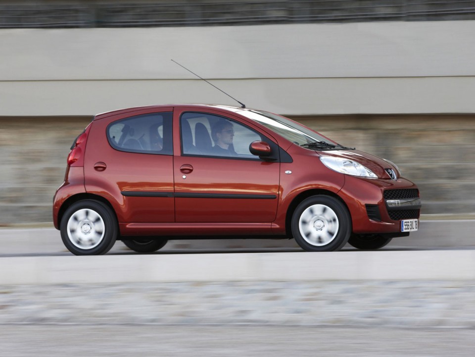 Profil dynamique Peugeot 107 Orange Mandaline - 1-011