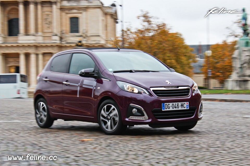 Photo Peugeot 108 Allure Top Red Purple