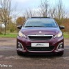 Photo face avant Peugeot 108 Allure Top Red Purple