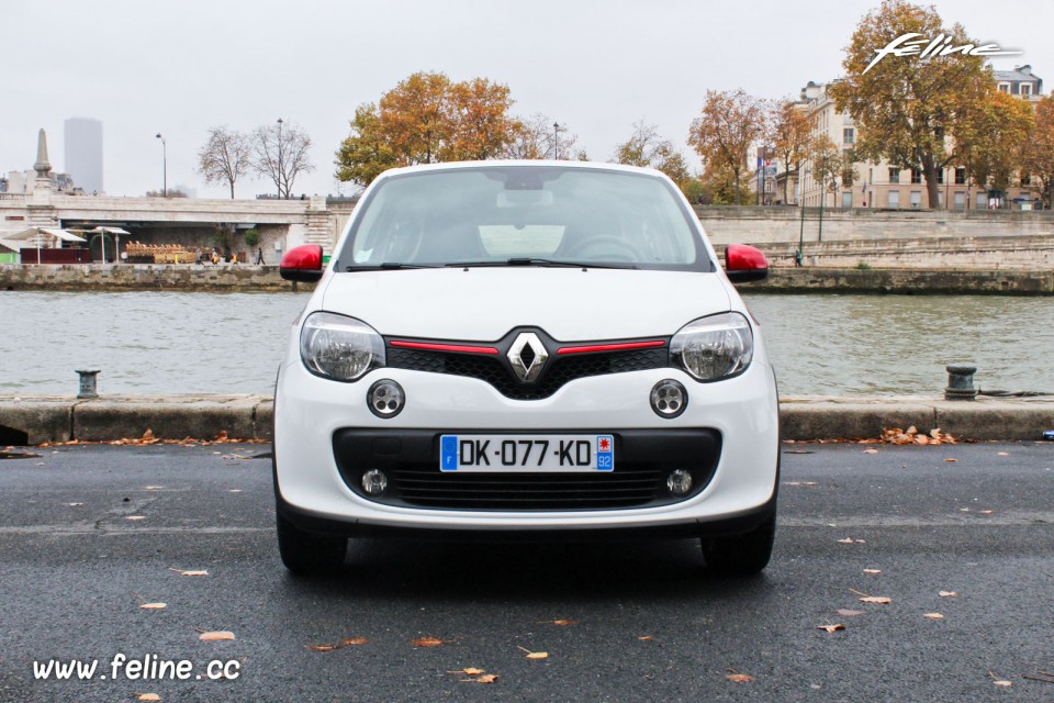 Photo face avant Renault Twingo 3 Edition One Blanc Cristal