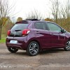 Photo 3/4 arrière Peugeot 108 Allure Top Red Purple