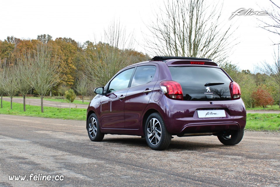 Photo Peugeot 108 Allure Top Red Purple