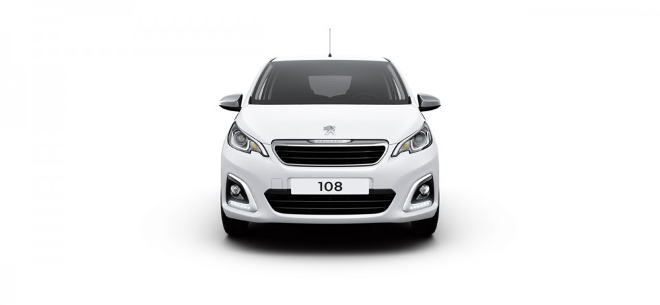 Photo face avant Peugeot 108 I Blanc Lipizan