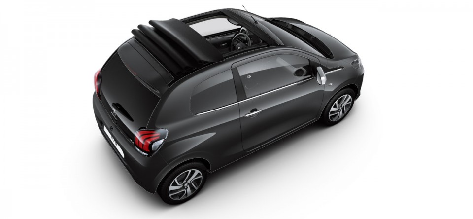 Photo  Peugeot 108 I Top Cabrio Gris Carlinite