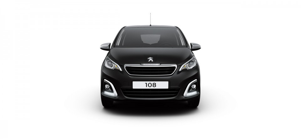 Photo face avant Peugeot 108 I Noir Caldera