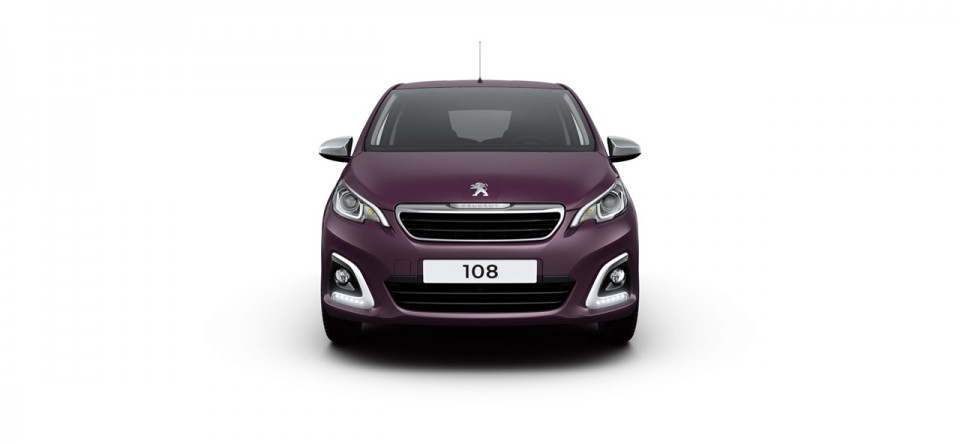 Photo face avant Peugeot 108 I Red Purple