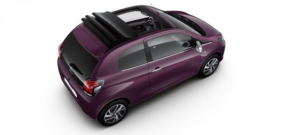 Photo  Peugeot 108 I Top Cabrio Red Purple